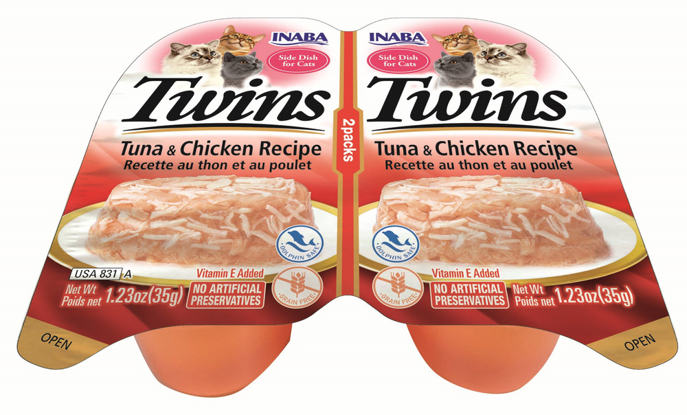 Inaba Twin Cups - Tuna & Chicken Recipe 6pk