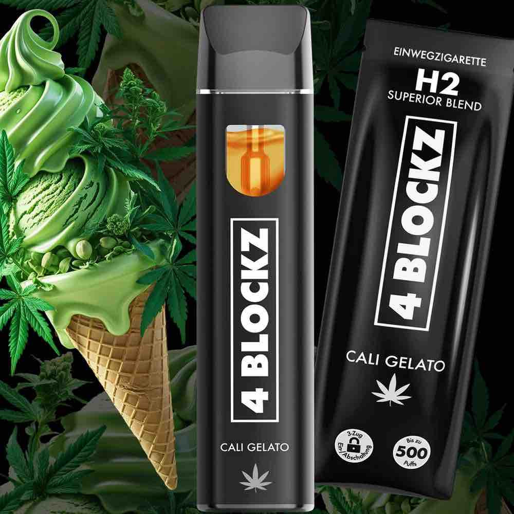H2 Vape Wirkstoff 4 Blockz H2 Superior Blend Vape