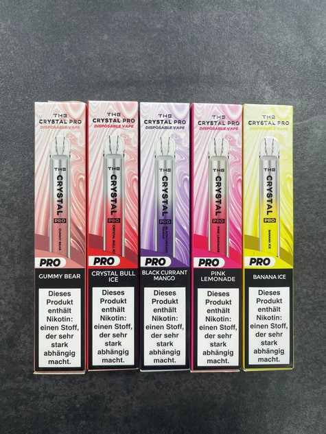SKE The Crystal Pro 600 - Mystery Überraschungsvape - Einweg Vape - 2ml 20mg/ml - MHD
