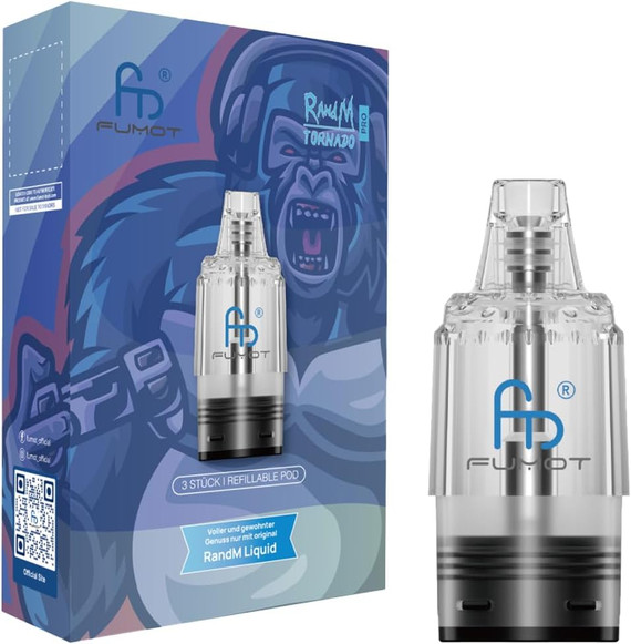 RandM Tornado Pro - Refillable Leerpods (3er Pack)
