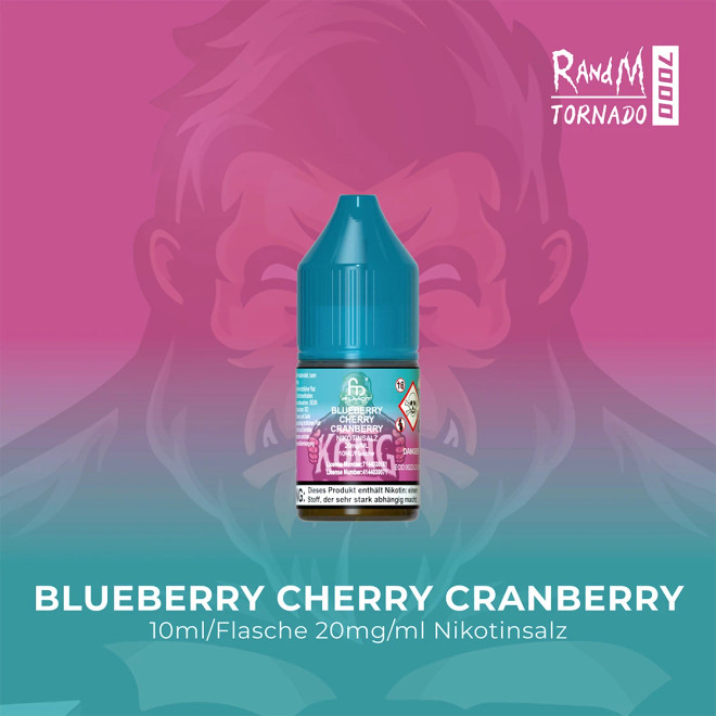 RandM Tornado Liquid - Blueberry Cherry Cranberry 20mg