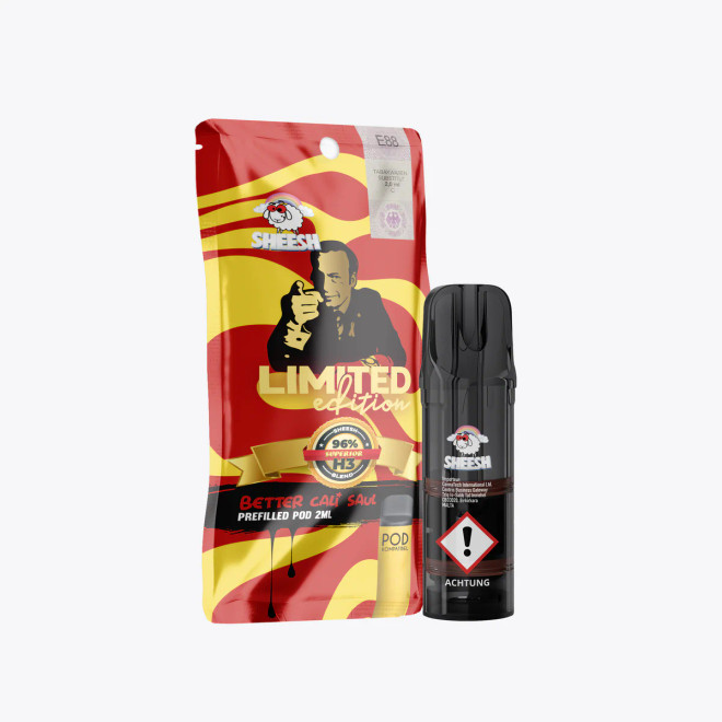 Sheesh Superior Verpackung Geschmack Better Call Saul Limited Edition