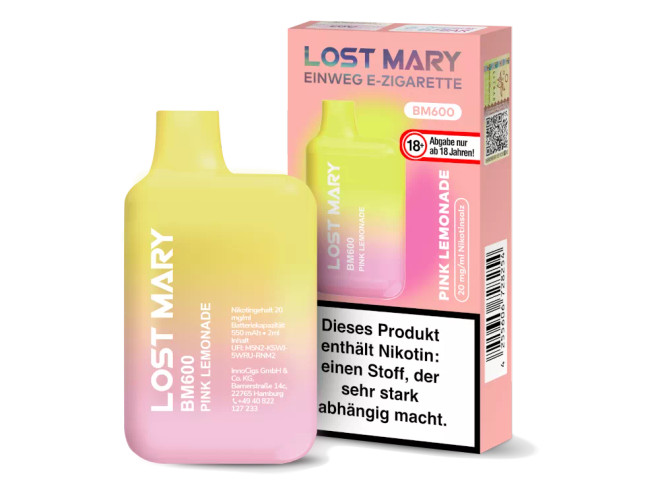 Elfbar Lost Mary BM600 Pink Lemonade