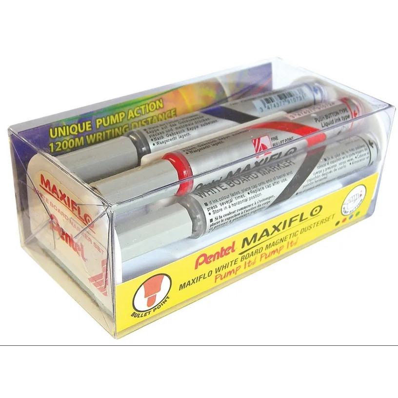 PENTEL OFFICE PACK ERASER WHITEBOARD MARKER SET Officeway