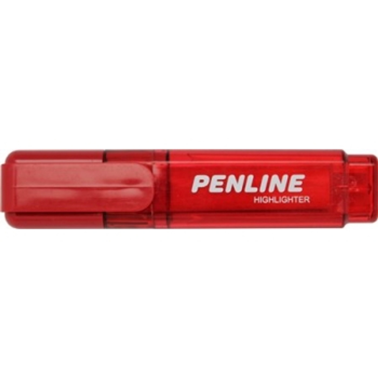 PENLINE HIGHLIGHTER Red Officeway
