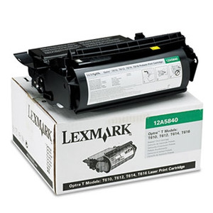 LEXMARK 12A5840 ORIGINAL OPTRA RETURN PROGRAM TONER CARTRIDGE 10K Suits T610/612/614/615/616/9614