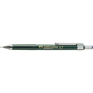 Faber-Castell TK Mechanical Pencil Green Fine 0.7mm, B, Each (9717)
