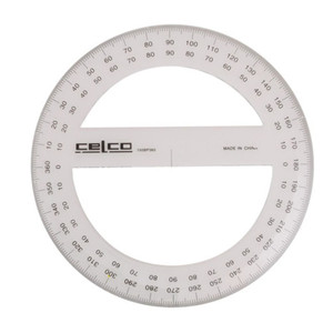 CELCO PROTRACTOR 15cm 360 Deg