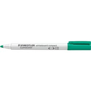 STAEDTLER 341 WHITEBOARD MARKR Compact Bullet Point Green, Bx10