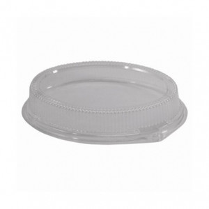 FOOD SERVICE PLATTER LIDS Round 15" Ctn40