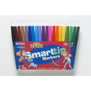TEXTA SMARTTIP COLOURING MARKERS Assorted Wallet of 20