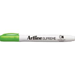ARTLINE SUPREME WHITEBOARD MARKER Lime Green 1.5mm Nib, Pk12