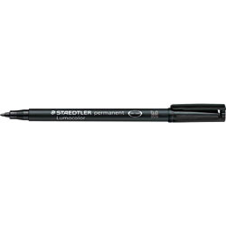 Staedtler 317 Lumocolor Pens Permanent 1.0mm Medium - Wallet of 4 Assorted Colours