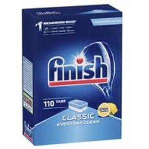 FINISH DISHWASHER TABLETS FINISH PK110 CLASSIC DISHWASHING TABLETS CLASSIC LEMON SPARKLE (AU)