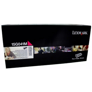 LEXMARK 15G041C ORIGINAL MAGENTA PREBATE TONER CART 6K Suits C752/760/762