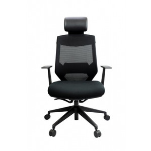 VOGUE MANAGERS CHAIR High Mesh Back Managers Chair W/ Nylon Base an PU Headrest *** CURRENT AVAILABILITY AND PRICING NEEDS TO BE RECONFIRMED ***