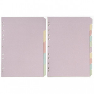 MARBIG MANILLA ENVIRO DIVIDERS A4 5 Tab Colour *** While Stocks Last ***