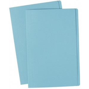 AVERY COLOURED MANILLA FOLDERS Foolscap, Light Blue Bx100
