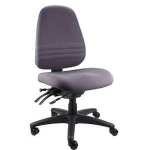 ENDEAVOUR 103 FULLY ERGONOMIC CHAIR CHARCOAL FABRIC NO ARMS