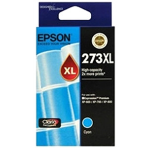 EPSON 273XL ORIGINAL CYAN INK CARTRIDGE Suits Expression Premium XP510 / XP600 / XP700 / XP800 / XP710 / XP610
