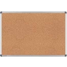 DELI CORKBOARD 600mm x 900mm METAL FRAME (39053)