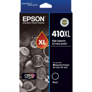 EPSON ORIGINAL 410 HY BLACK INK CARTRIDGE (C13T339192) Suits Epson XP 530, Epson XP 630