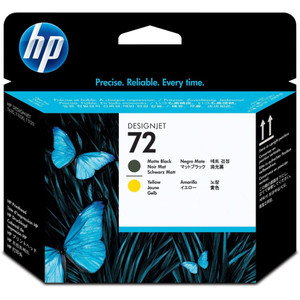 HP 72 PRINTHEAD Black / Yellow