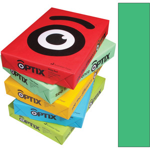 OPTIX COLOURED COPY PAPER A4 80GSM Reva Green