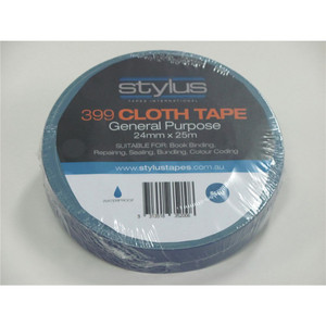 STYLUS 399 CLOTH TAPE Blue 24mmx25m