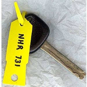 REDIFORM KRV98Y LABELS SHEET Keytags Vinyl Yellow Pack 1000