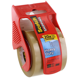 SCOTCH MAILING TAPE 143 Super Strength 50.8mmx20.3m Tan