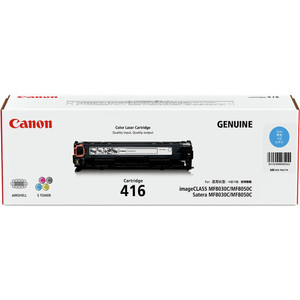 CANON CART416 ORIGINAL CYAN TONER CARTRIDGE 1.5K Suits Canon ImageClass MF8050CN / MF8080CW