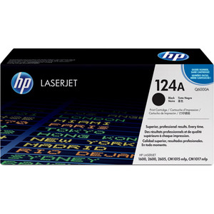 HP 124A BLACK ORIGINAL LASERJET TONER CARTRIDGE 2.5K (Q6000A) Suits LaserJet 1015 / 1017 / 1600 / 2600 / 2605