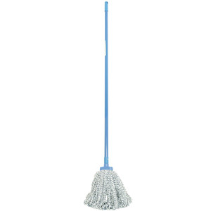 ITALPLAST Mop - General Purpose 400gm Mop & Handle - Blue, Each