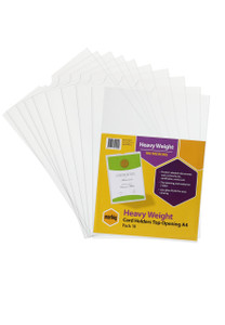 MARBIG CARD HOLDERS Top Opening A4 300x213mm Clear PK10