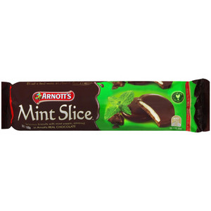 ARNOTT'S BISCUITS Choc Mint Slice 200gm