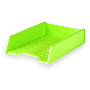 ITALPLAST A4 "Multi Fit" Fruit Document Tray - Lime, Each