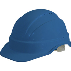 MAXISAFE VENTED HARD HAT Sliplock Harness Blue