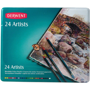 DERWENT ARTIST PENCILS Artist Tin 24