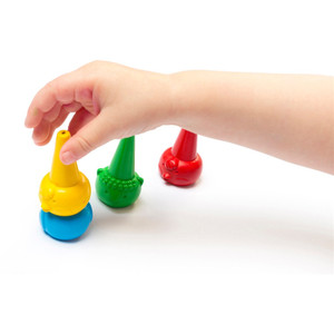 EASI-GRIP ANIMAL CRAYONS SET OF 4