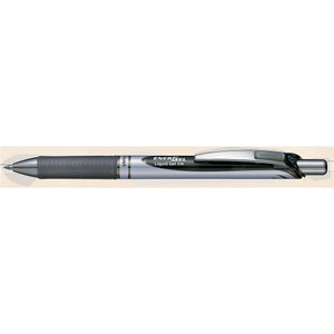Pentel BL77 Energel Xm Deluxe Retractable Gel Ink Pen 0.7mm Black, Each
