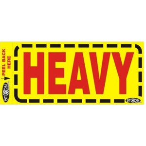 STIXXON LABEL 'HEAVY' 130mm x 60mm Bx500