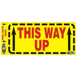 STIXXON LABEL 'THIS WAY UP' 130mm x 60mm Bx500