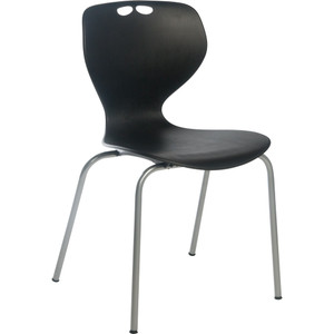 MATA EDUCATION 4 LEG CHAIR No Arms Black