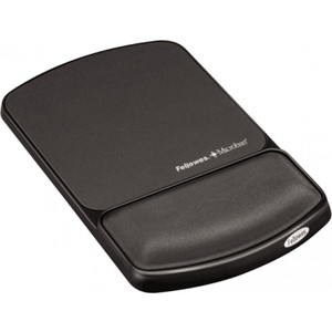 FELLOWES WRIST REST MOUSE PAD Gel Lycra Graphite