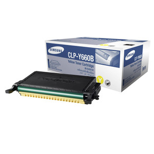 SAMSUNG CLP-Y660B ORIGINAL YELLOW TONER CARTRIDGE 5.5K Suits CLP610 / 660 / CLX6210 / 6240