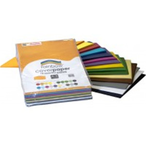 RAINBOW COVER PAPER 125GSM A3 15 COLOURS 500 SHEETS