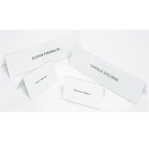 REXEL NAME PLATES Large 210x59mm (Box of 25)