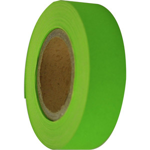RAINBOW STRIPPING ROLL RIBBED 25mmx30m Lime