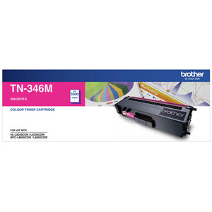 BROTHER TN-346 ORIGINAL MAGENTA HIGH YIELD TONER CARTRIDGE 4K Suits HL L8250CDN / L8350CDW / L8600CDW / MFC L8850CDW / L9550CDW